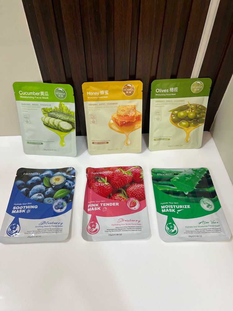 Facial Mask Collection (6 Types)
