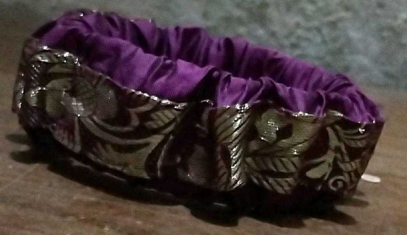 Embroidered Purple Blouse