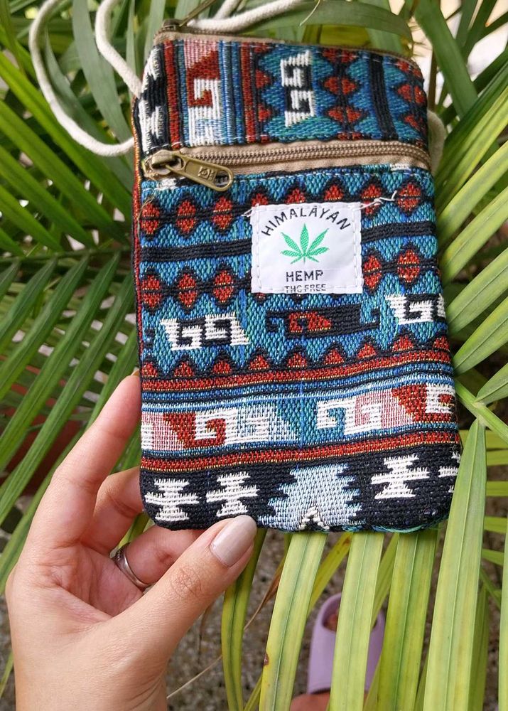 Boho Hemp Pouch Bag