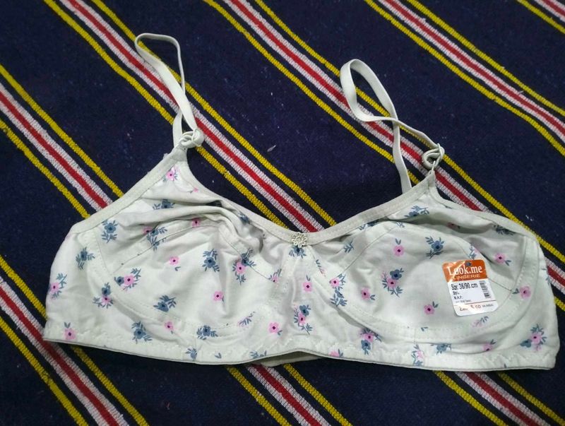 36 size Floral Print Comfortable Bra