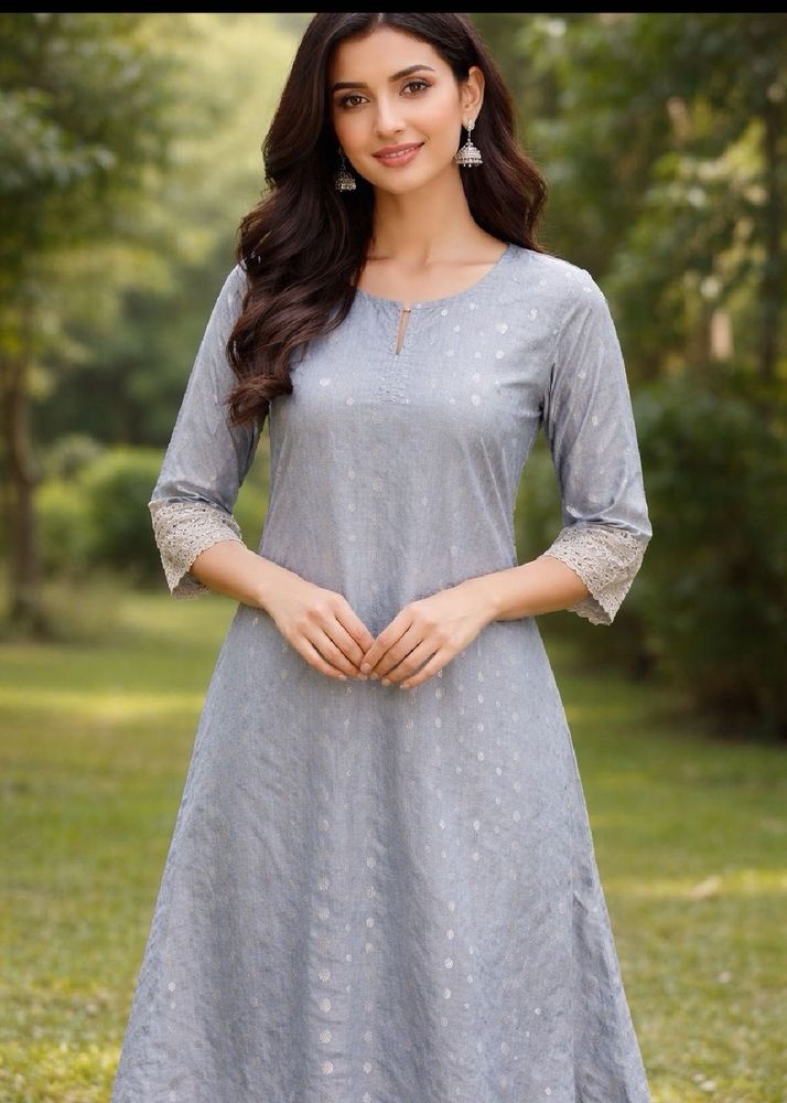 Elegant Grey Kurta