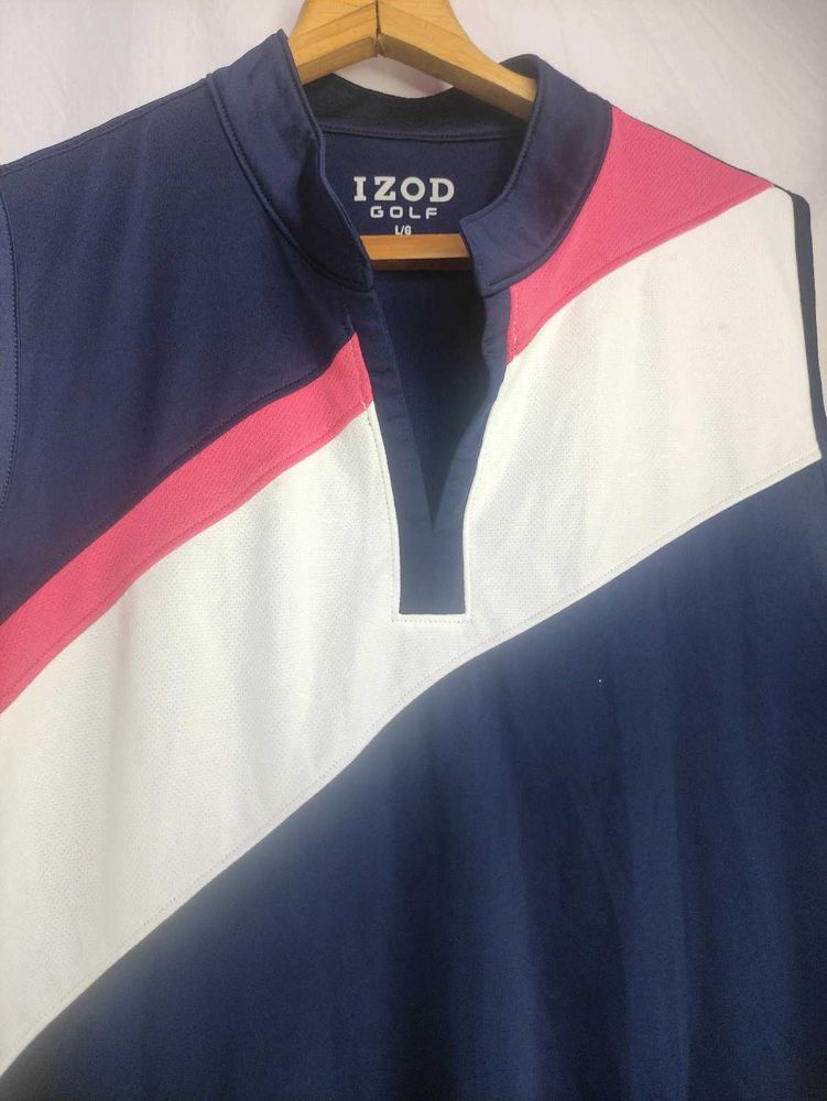 IZOD Golf Colorblock Shirt LR-10