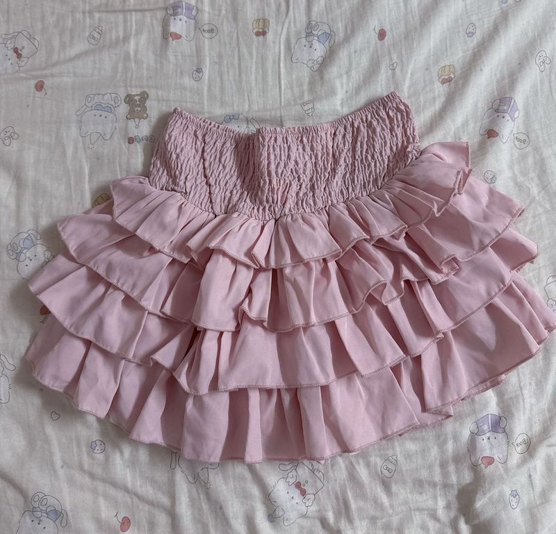 Pink Mini skirt