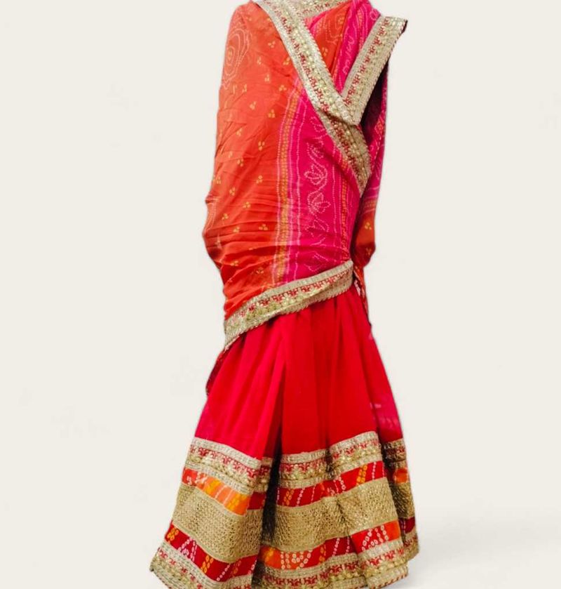 bandhni saree