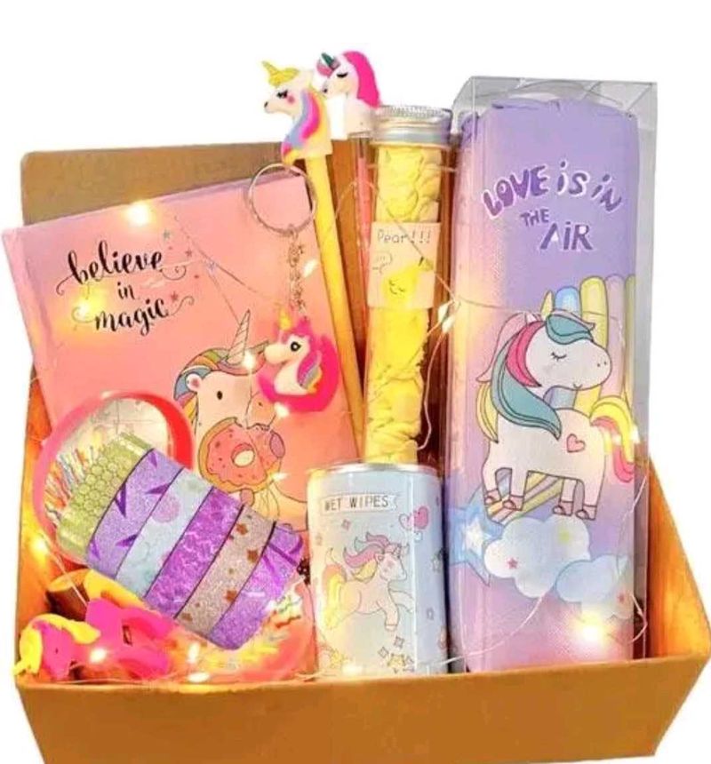 Unicorn Themed Gift Set For Kids