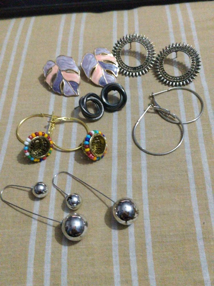 Assorted Dangle &amp; Stud Earrings Set