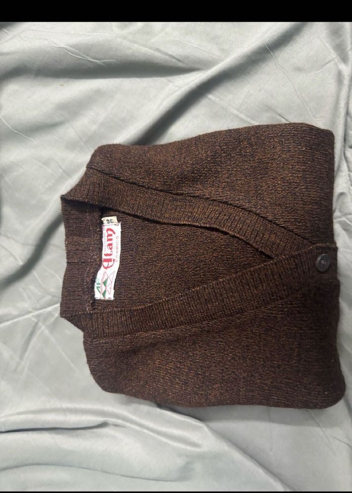 Vintage Brown Cardigan