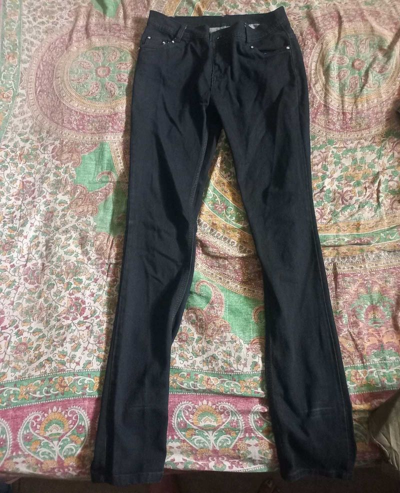Classic Black Denim Jeans
