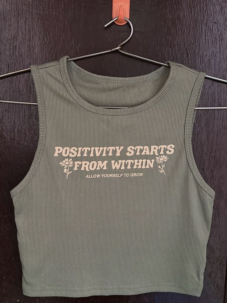 Women's Graphic Crop Tank Top