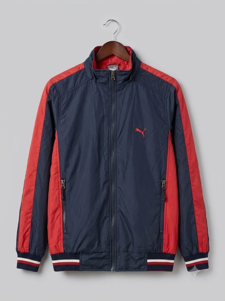 Puma Navy &amp; Red Track Jacket