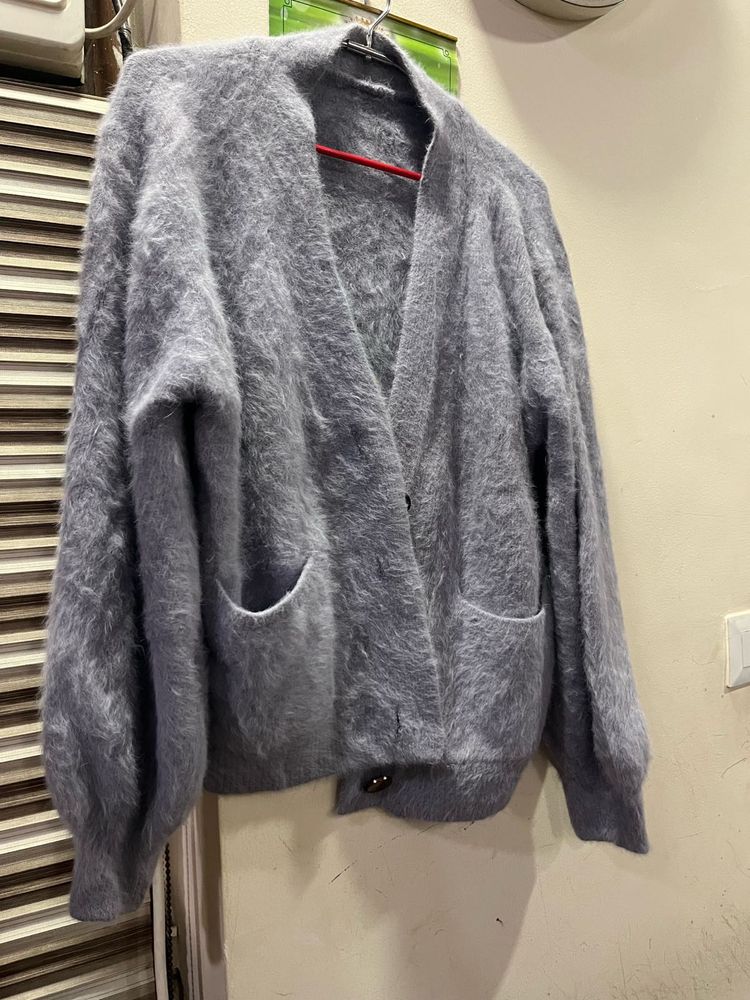 Fuzzy Cardigan