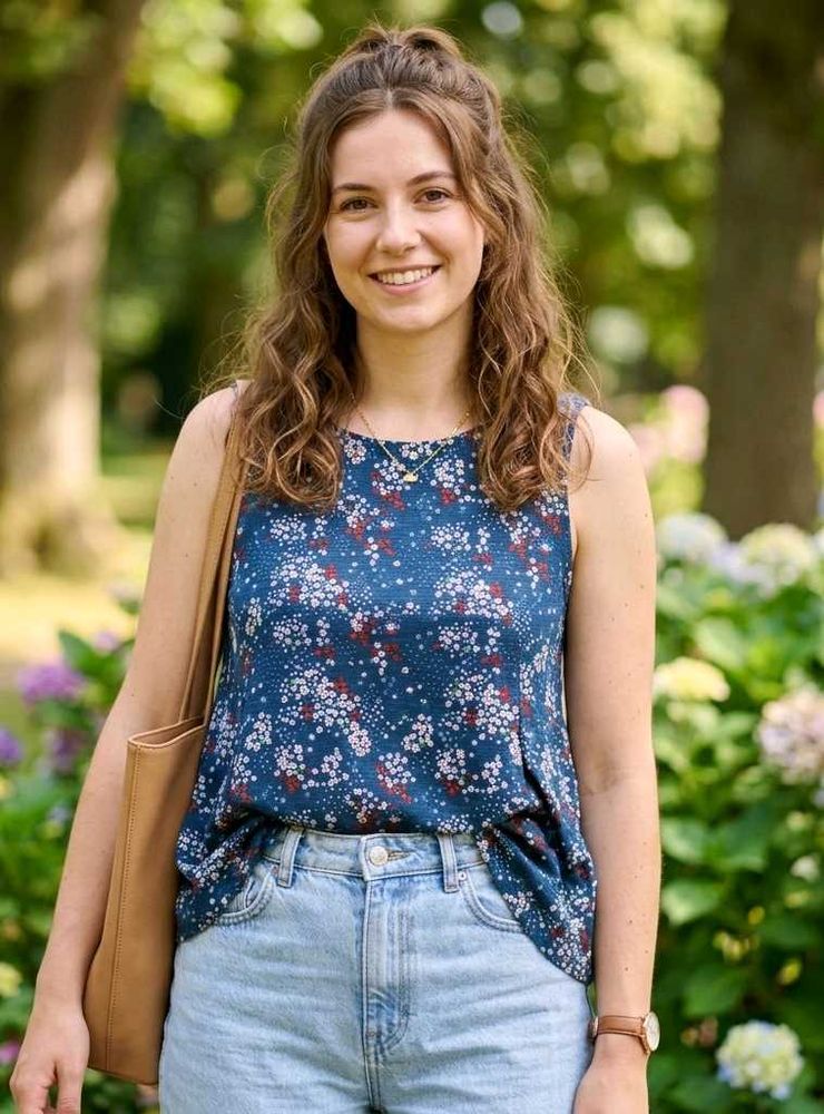 Chic Floral Print Sleeveless Top