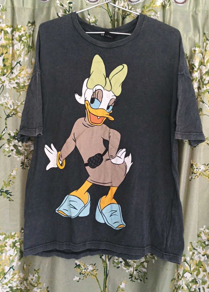ZARA Daisy Duck Graphic T-Shirt