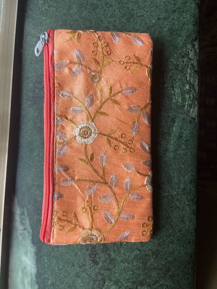 Embroidered Pouch
