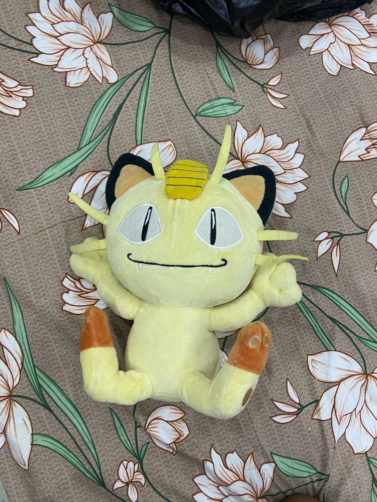 Orignal Meowth Pokemon Plush Nintendo Rare
