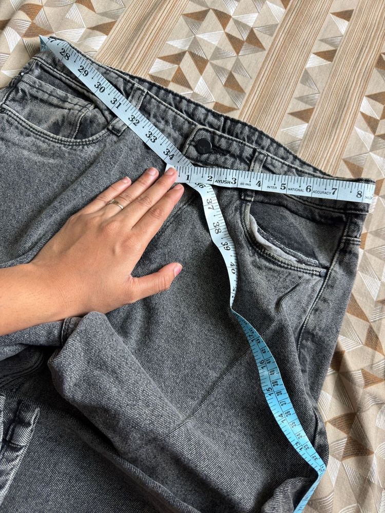 Grey Wash Denim Jeans