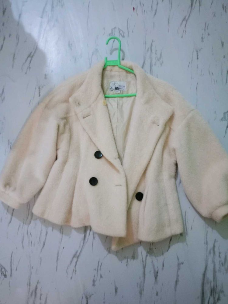 Cream Teddy Coat