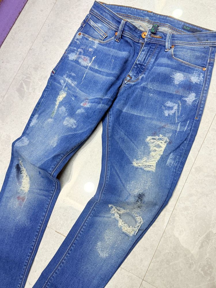UCB Blue Distressed Jeans