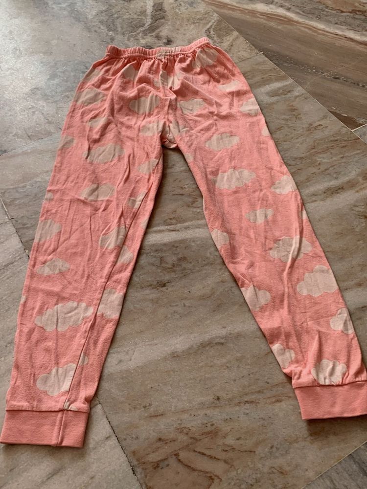Cozy Cloud Print Pajama Pants