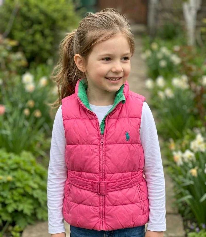 🇺🇸🇨🇦Orignal Green Frog Pink Puffer Vest