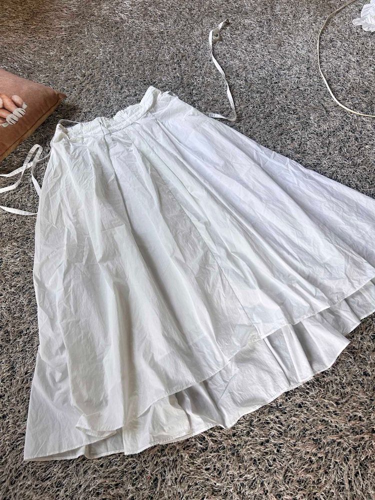 White Ethnic Skirt