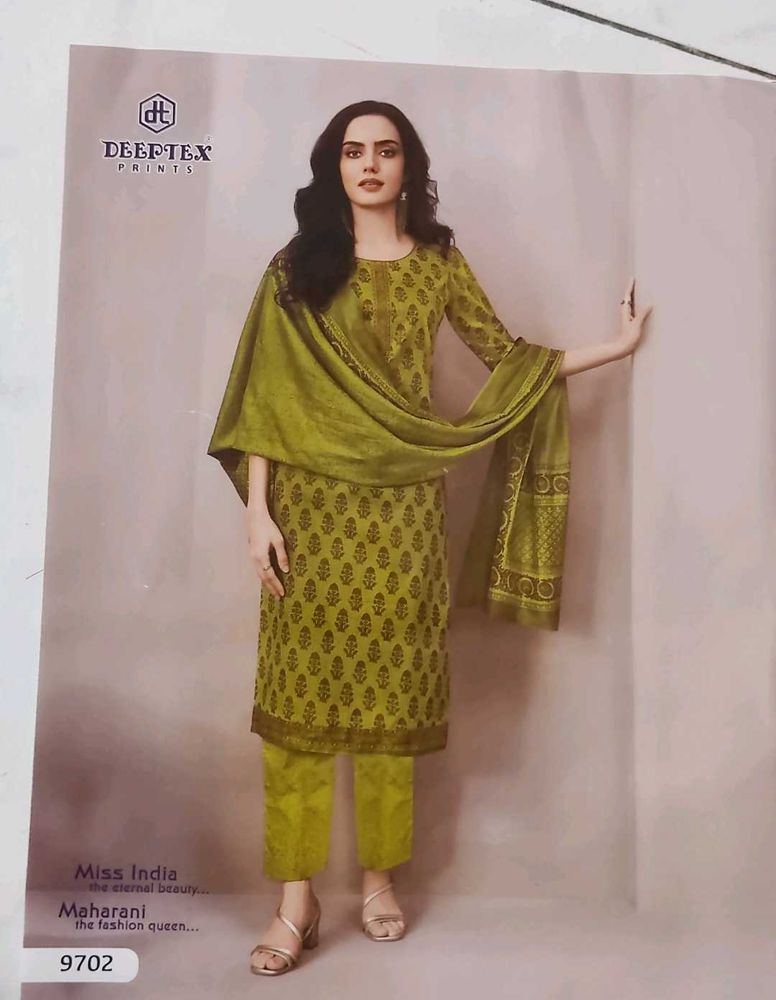 Deeptex Prints dress material Set with Dupatta