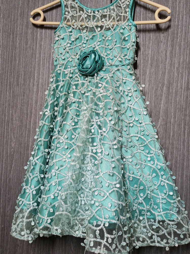Sea Green Coloured Frock