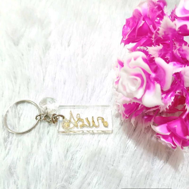 Personalized Resin Keychain