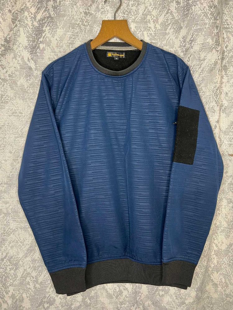 G-Star Blue Textured Pullover