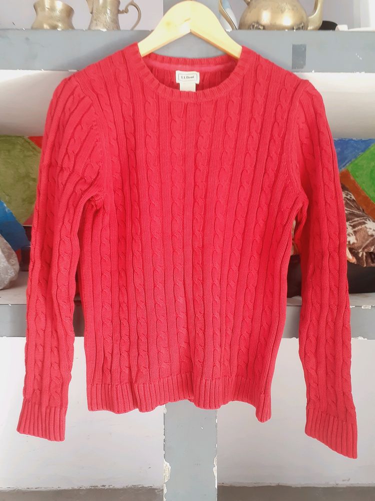 Cherry Red Sweater Extra Thick (Woman)