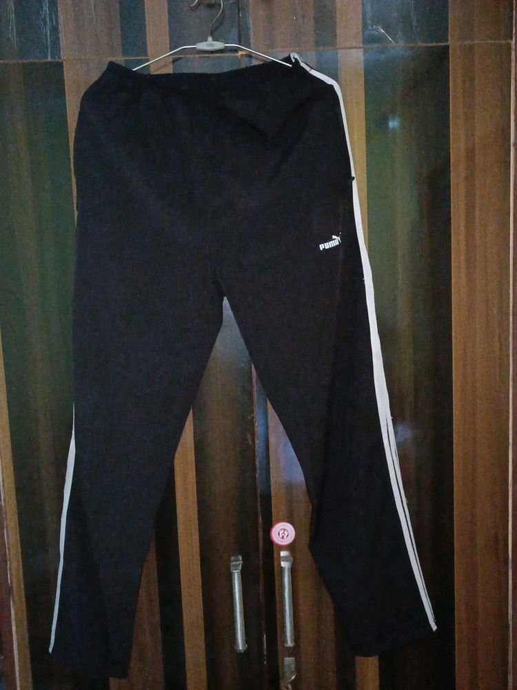 Man &amp; Woman Black Track Pants