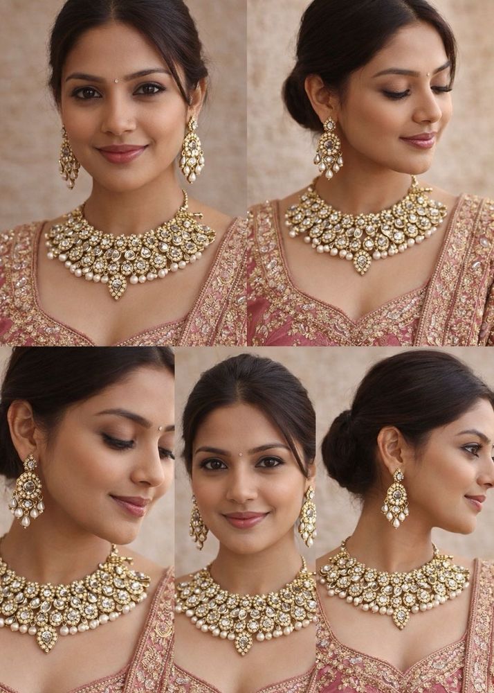 Heavy Exquisite Kundan Necklace and Earring Set