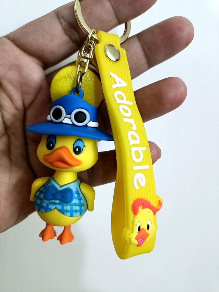 Silicon 3D Cartoon Key Chain