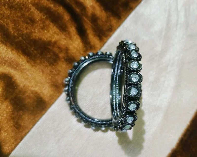Elegant Stone Studded Bangles