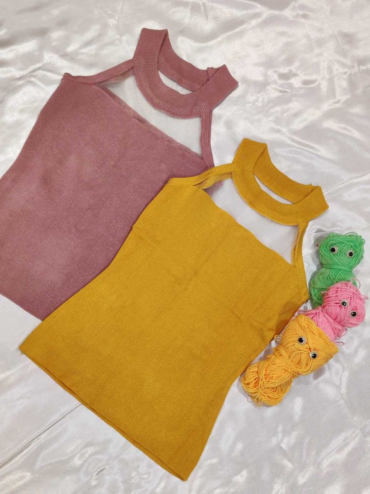 Stylish Cut-Out Knit Tops