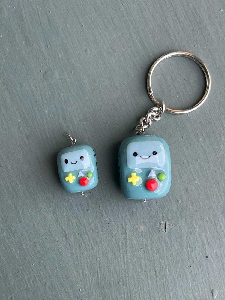 Adventure Time BMO Keychain Charm