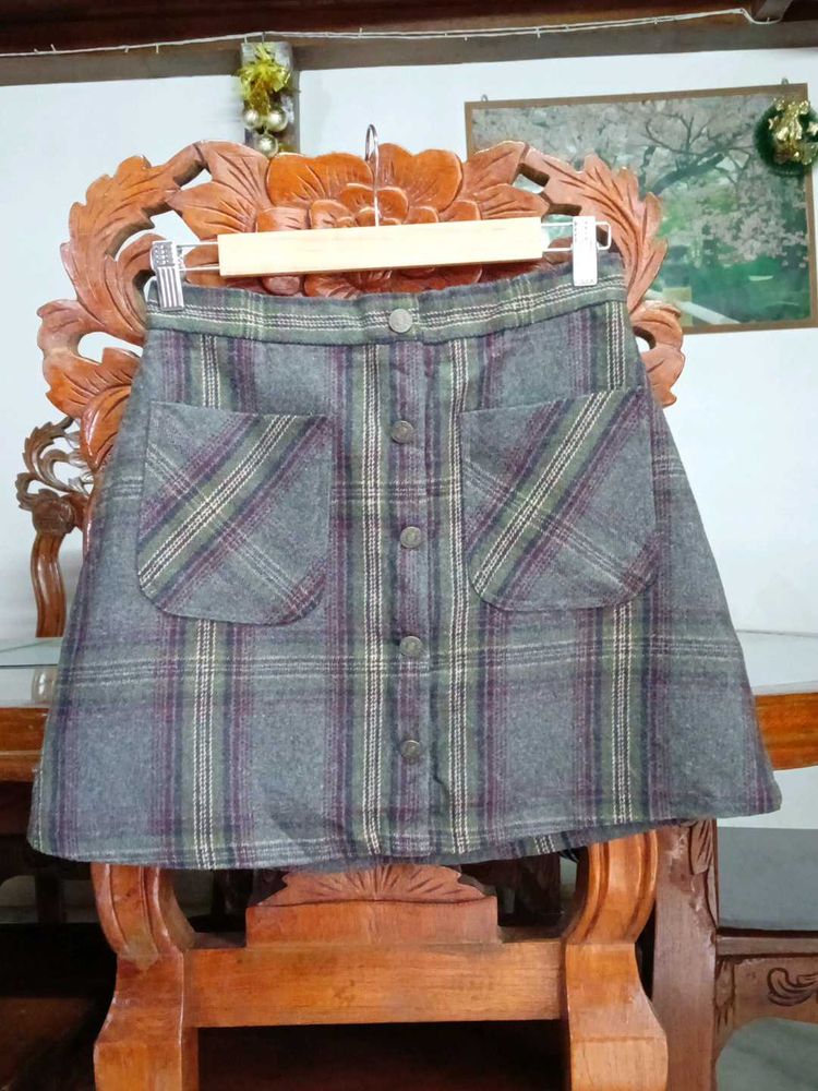 Check Skirt ( Korean Fashion)