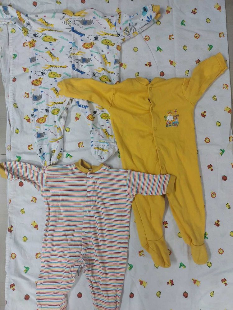 Bundle of 8 ( 3 Full and 5 Half) Baby Onesis/Rompe