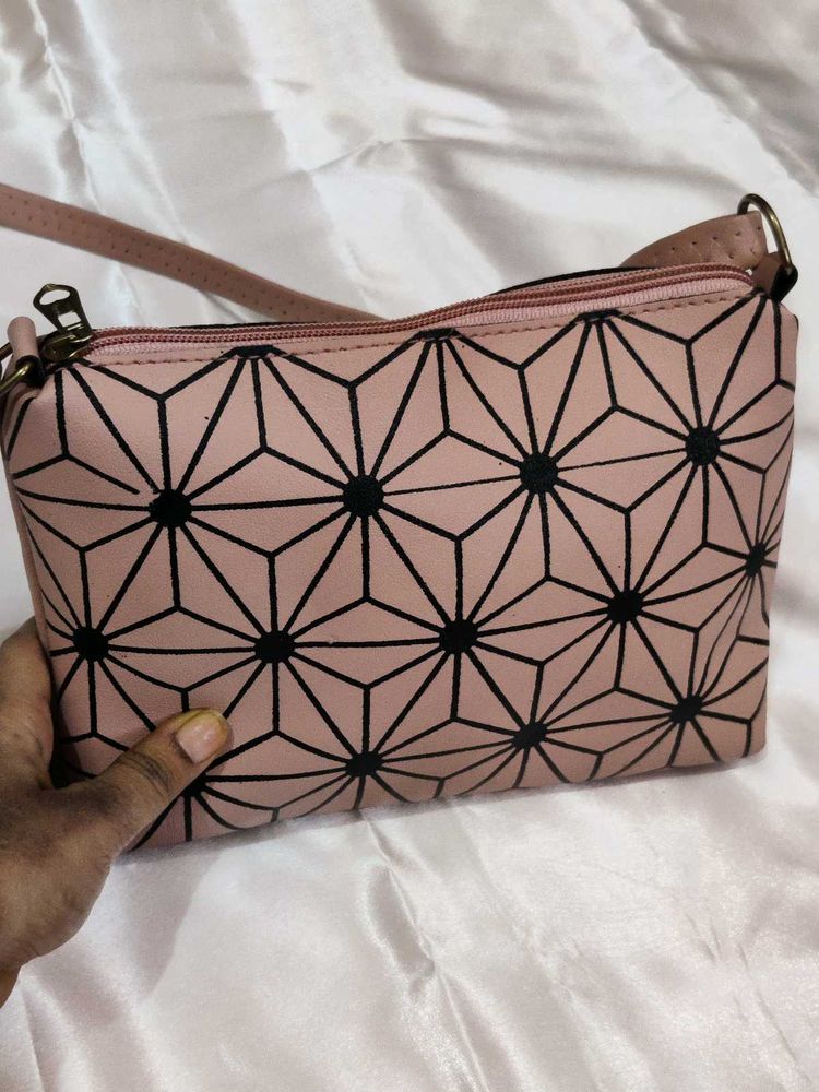 Stylish Geometric Print sling Bag
