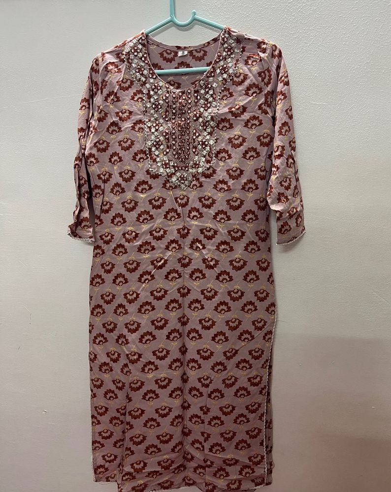 ‼️combo of 2 Embroidered Kurta