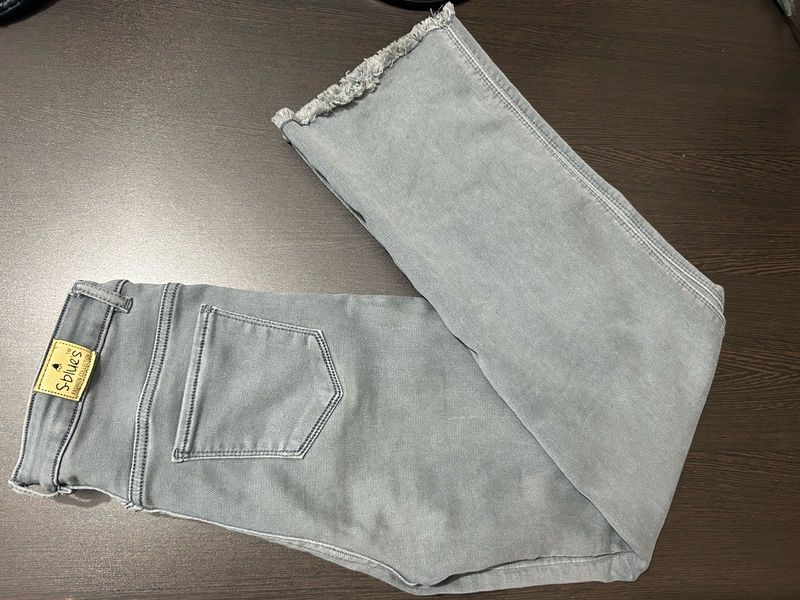 Grey Denim Jeans