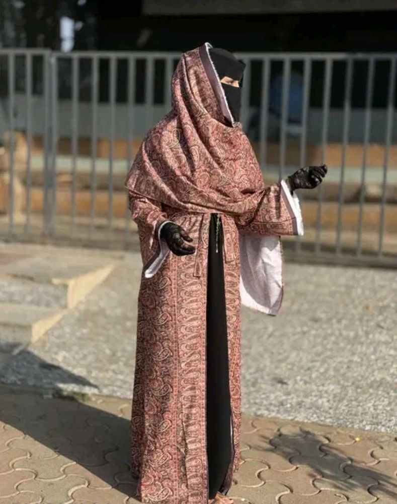 PREMIUM PASHMINA Printed Abaya