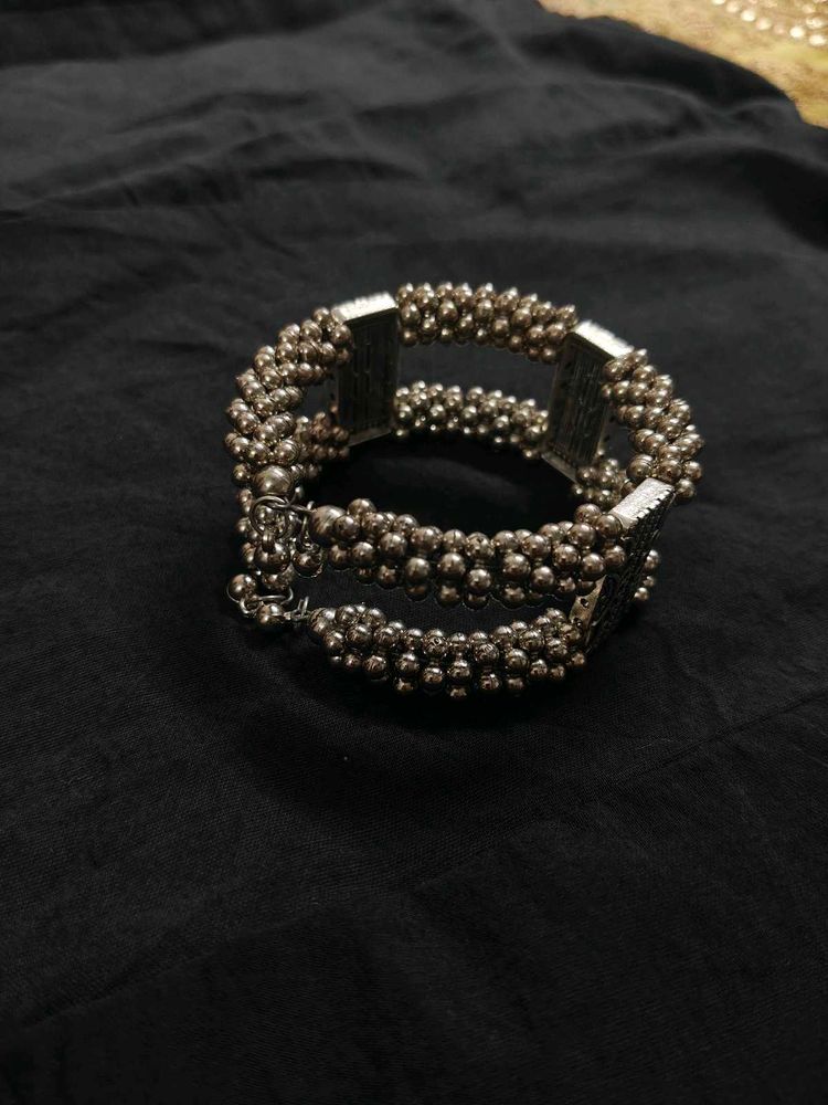 Boho Beaded Bangle Bracelet