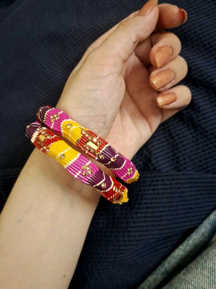 Vibrant LAAKH Indian Bangles