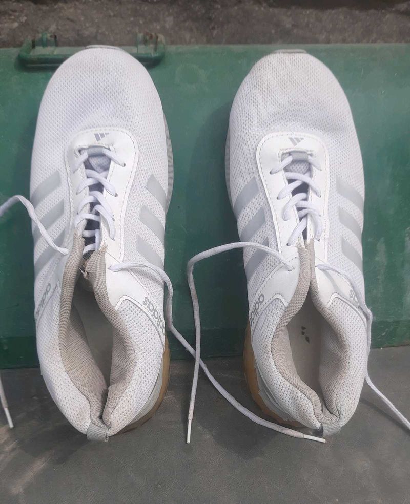 Adidas White Sports Shoes || 2.5 inch heel