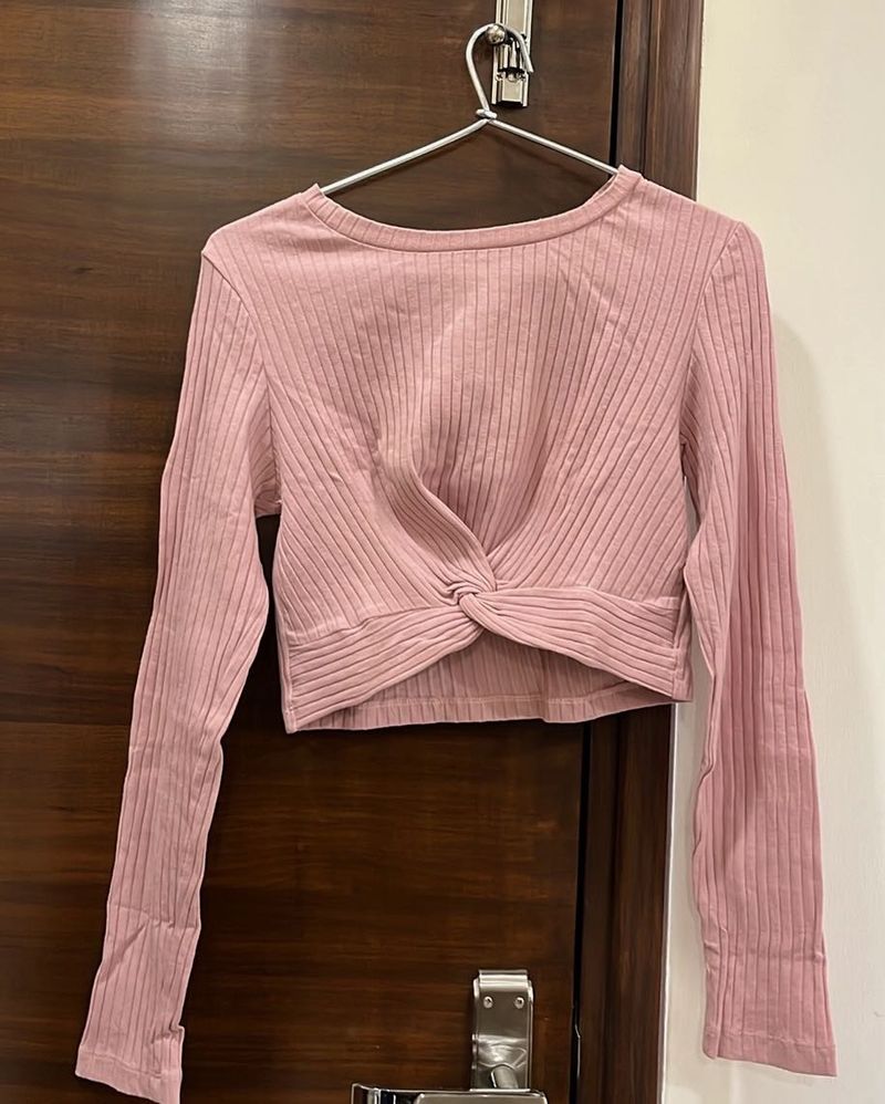 Cute Pink Crop Top