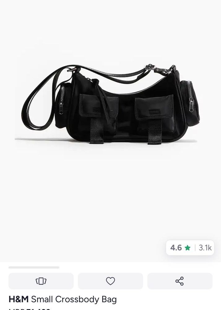 Black H&amp;M Small Crossbody Bag