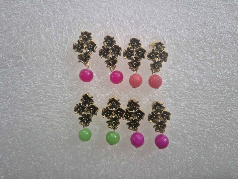 Vintage Floral Drop Earrings - Customized
