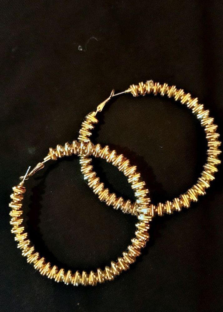 Dubai Brand New Golden Earrings