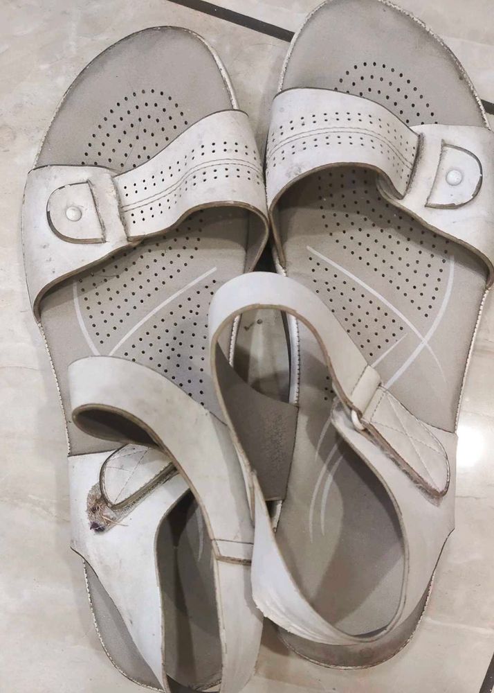 White Platform Sandals